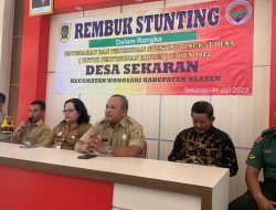 Kata Babinsa Wonosari Saat Hadiri Rembug Stunting Desa SekaranFoto: Istimewa 