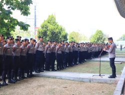 Polres Metro Bekasi Kota Gelar Apel PAM Bola Pekan ke 9 Liga BRI 1 Persija FC Melawan Arema FCFoto: Istimewa 